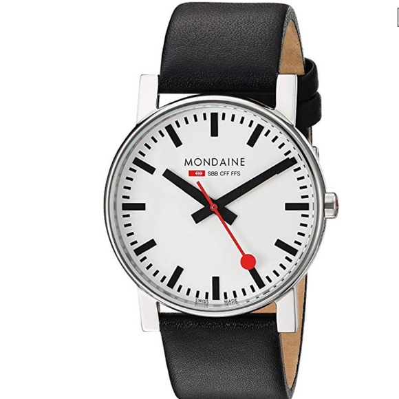 Mondaine Other - Mondaine Swiss men’s watch with leather strap